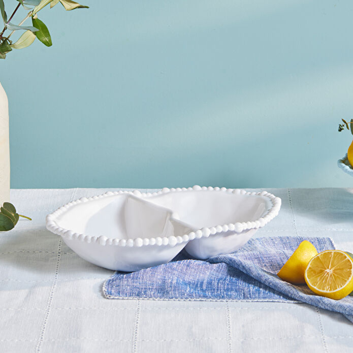 KARACA PERLA MELAMIN BÖLMELİ ÇERE, BEYAZ