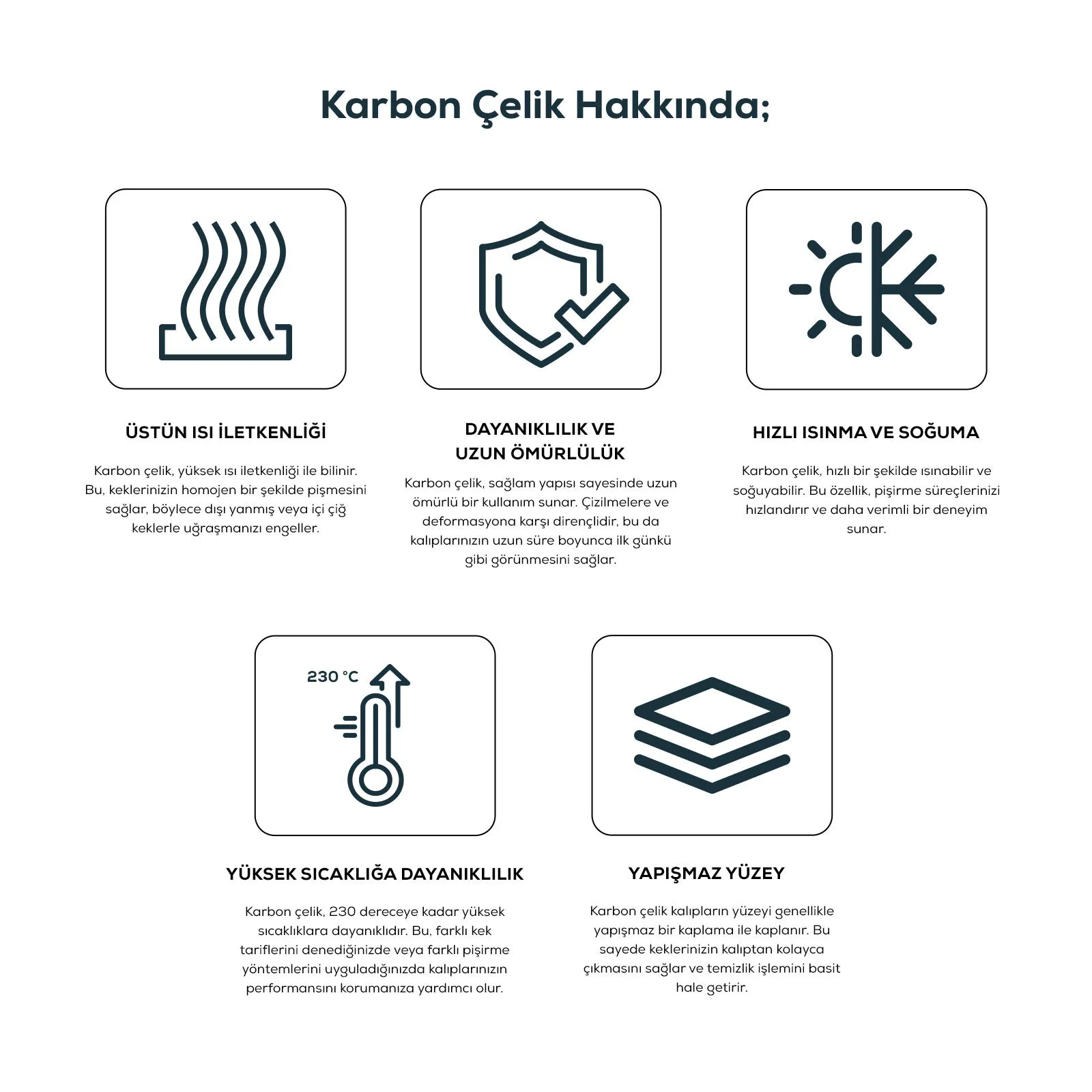 KARACA PURE MULTİ MUFFİN 12'Lİ KEK, GRİ