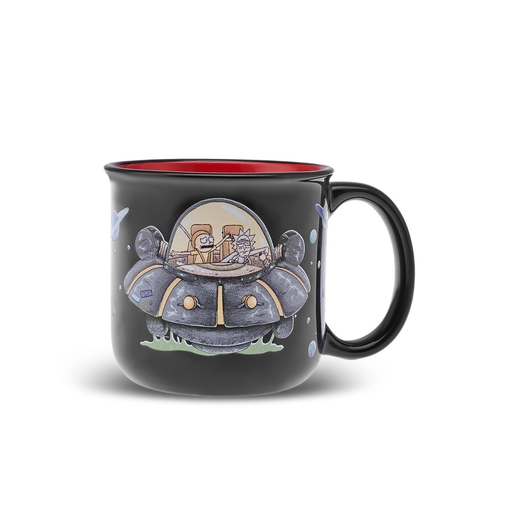KARACA RICK AND MORTY 400 ML BLACK CUP