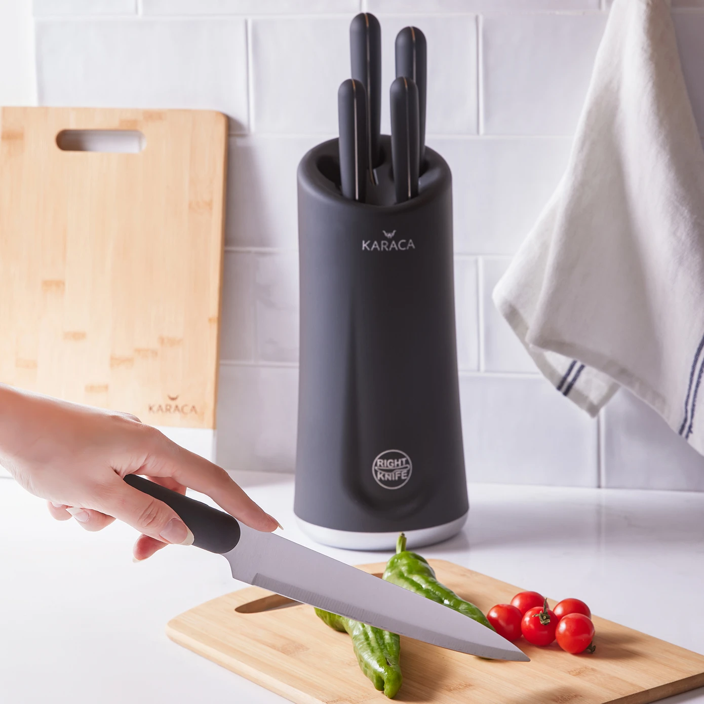 KARACA RIGHT KNIFE SOFT TOUCH 6 PIECE KNIFE SET