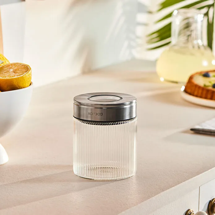 KARACA RIPPLE  INOX  SAKLAMA KAB, ŞEFFAF