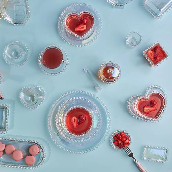 KARACA RORY CAM KAYIK TABAK 30CM, LUSTER