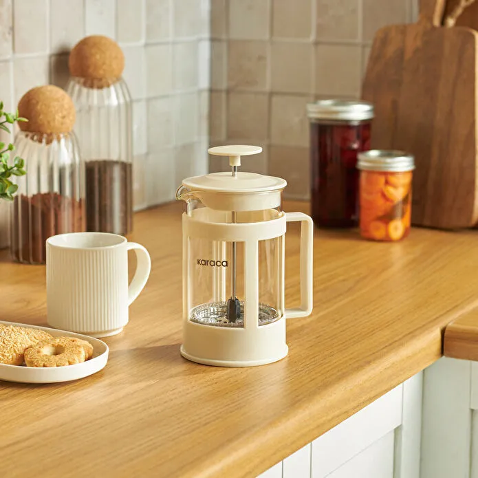 KARACA RİTA FRENCH PRESS, 600 ML, KREM
