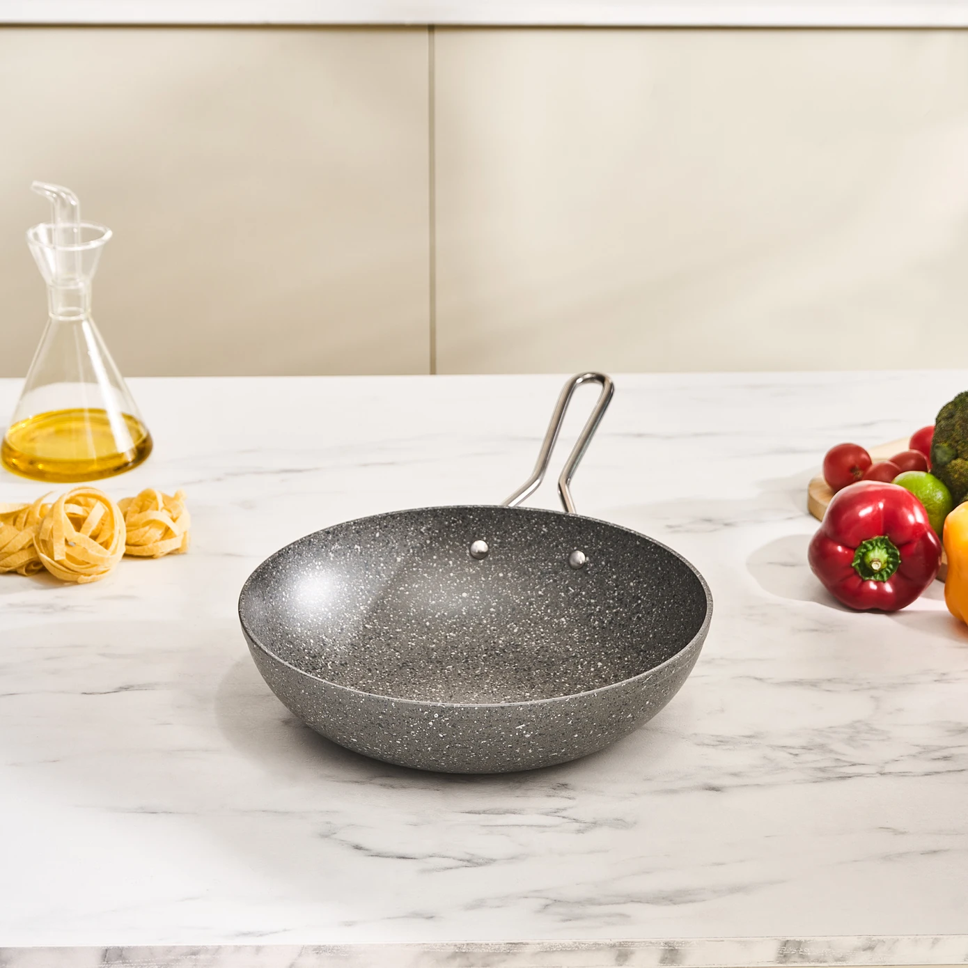 KARACA SALVADOR BIO GRANIT 28 CM WO, GRİ