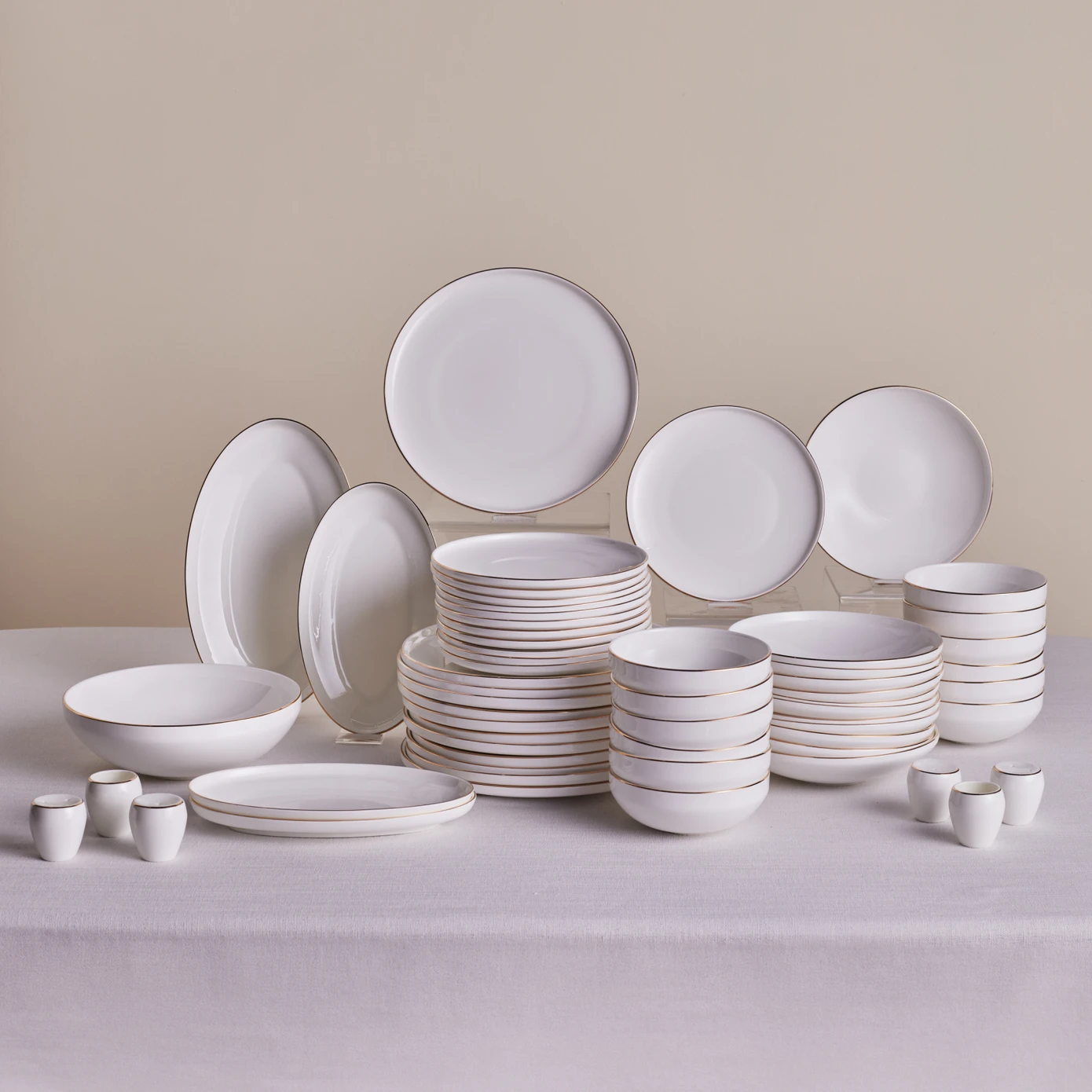 KARACA STREAMLINE MERIDIAN GOLD 59 PIECE YMT RND