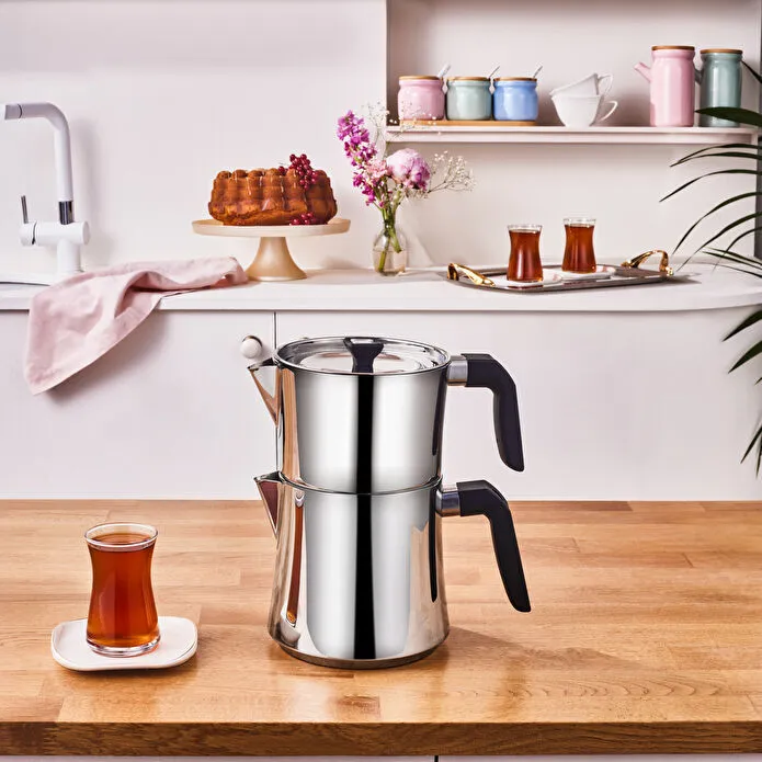 KARACA SİVUPLE LARGE ÇAYDANLIK TA, SİYAH