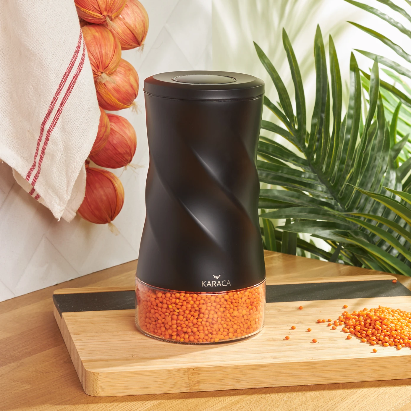 KARACA TOTTORI BLACK STORAGE CONTAINER-M