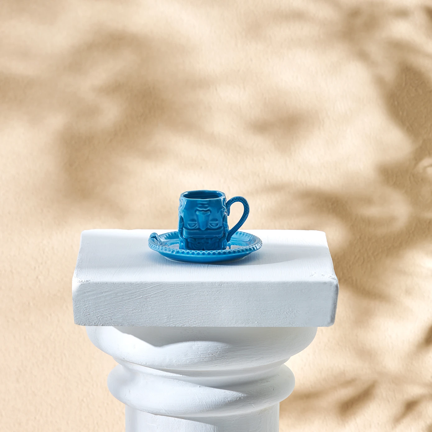 KARACA X IST COLLECTION MEDUSA TURKISH COFFEE CUP BLUE