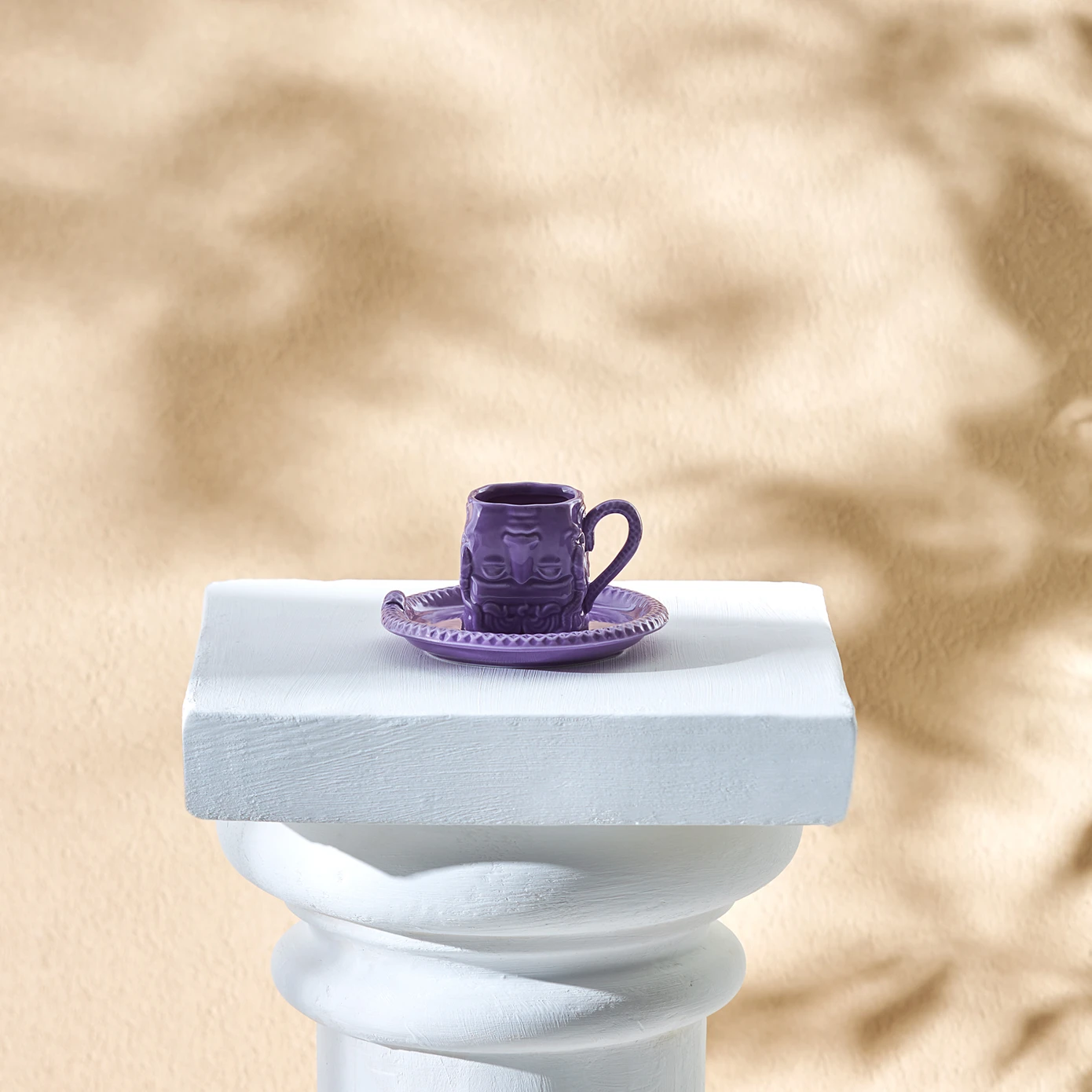 KARACA X İST COLLECTION MEDUSA TURKISH COFFEE CUP PURPLE