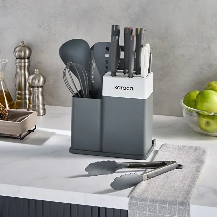 KARACA YAME 12 PARÇA SERVİS SETLİ B, GRİ