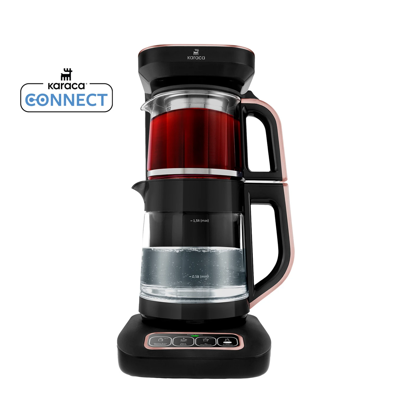 KARACA ÇAYSEVER ROBOTEA PRO CONNECT 4 IN 1 TEA MK. ROSEGOLD