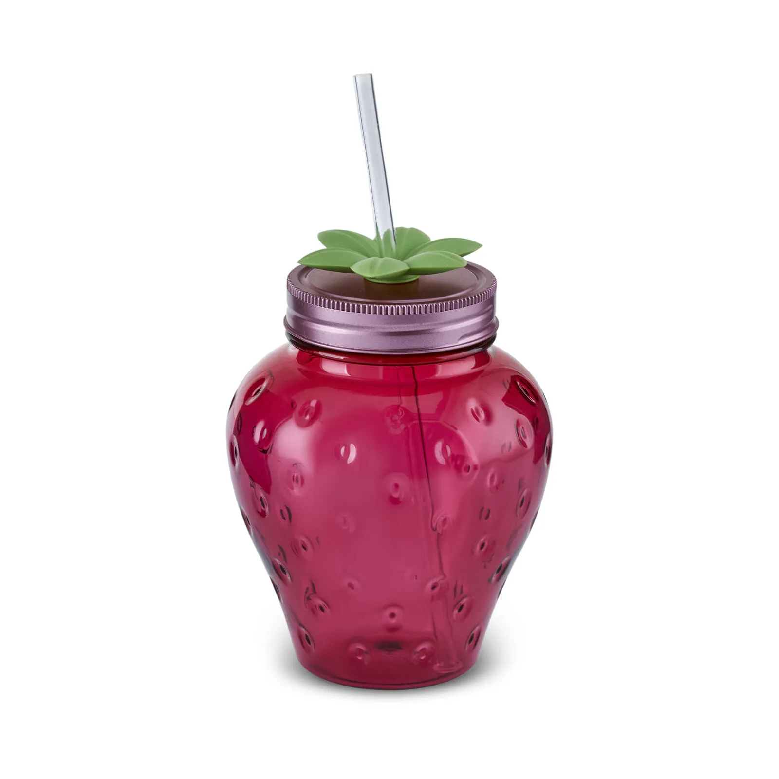 KARACA ÇİLEK TRANSPARENT PİPETL, KIRMIZI