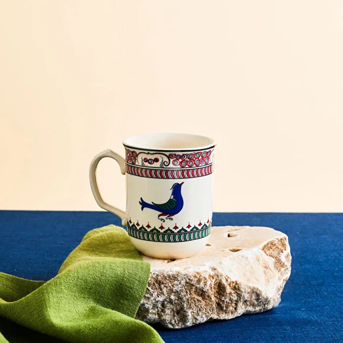 KARACA İZNİK SERİSİ KUŞ KUPA, MULTICOLOR