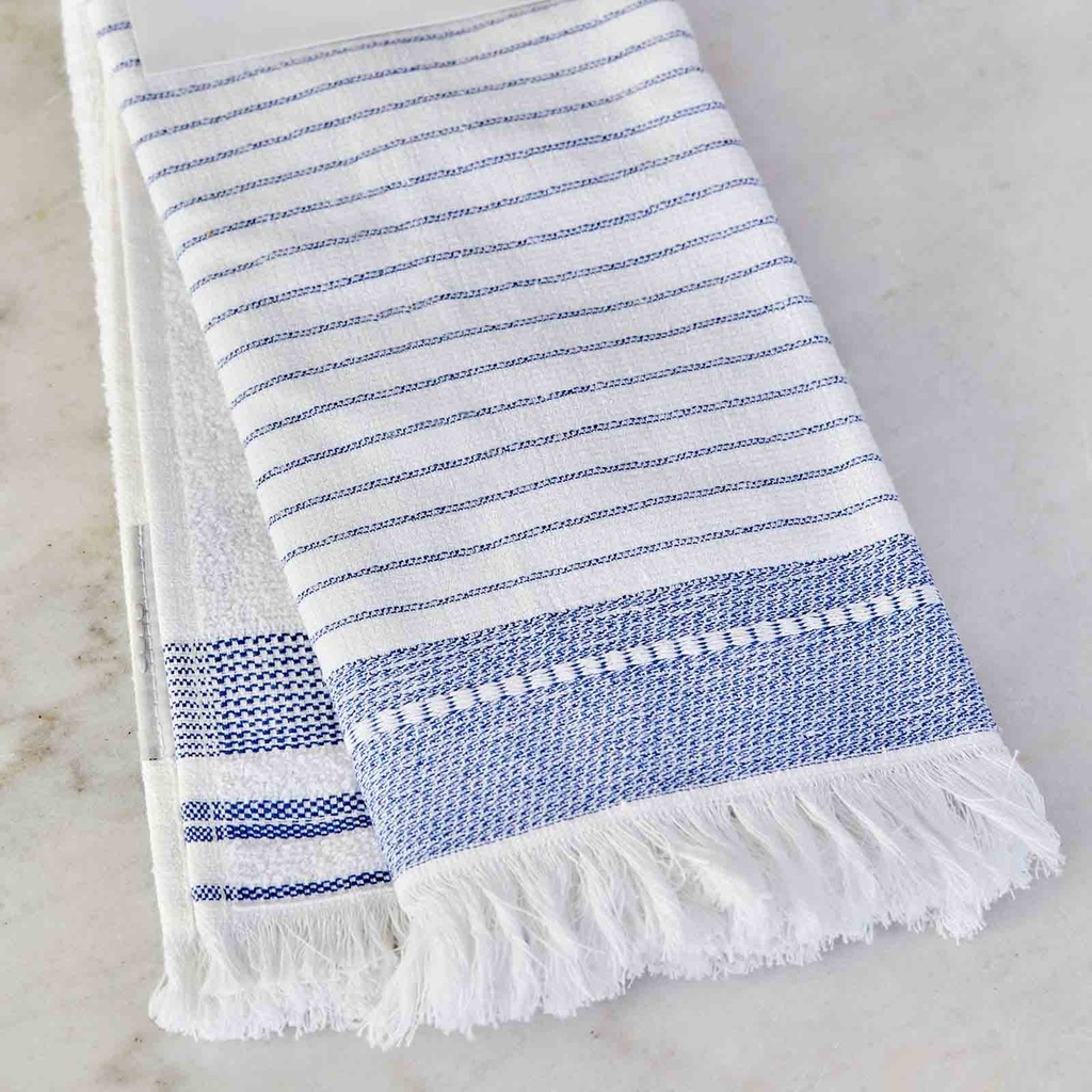 KH ALINA INDIGO KITCHEN TOWELS 2LI 60X40