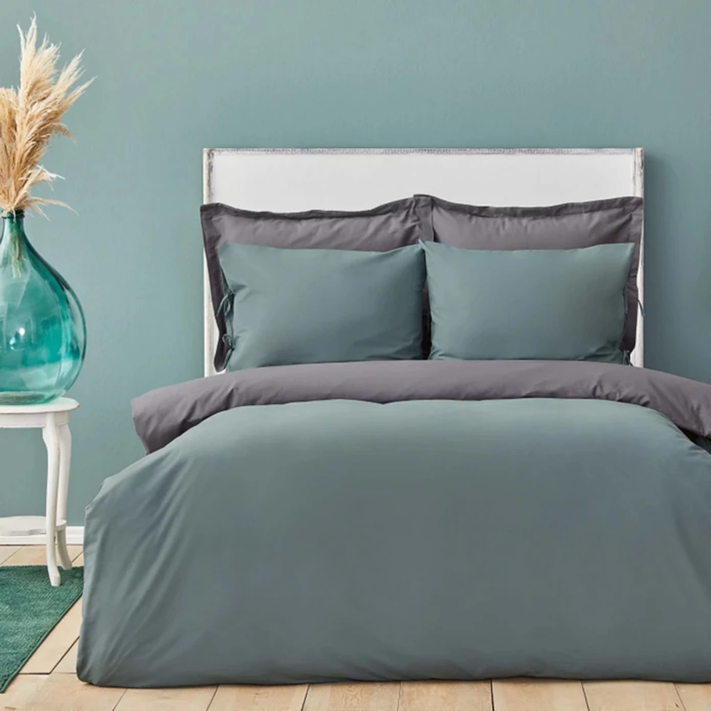 KH BASIC PETROL-ANTHRACITE DOUBLE SIDED SINGLE PERSON NEV TKM PP