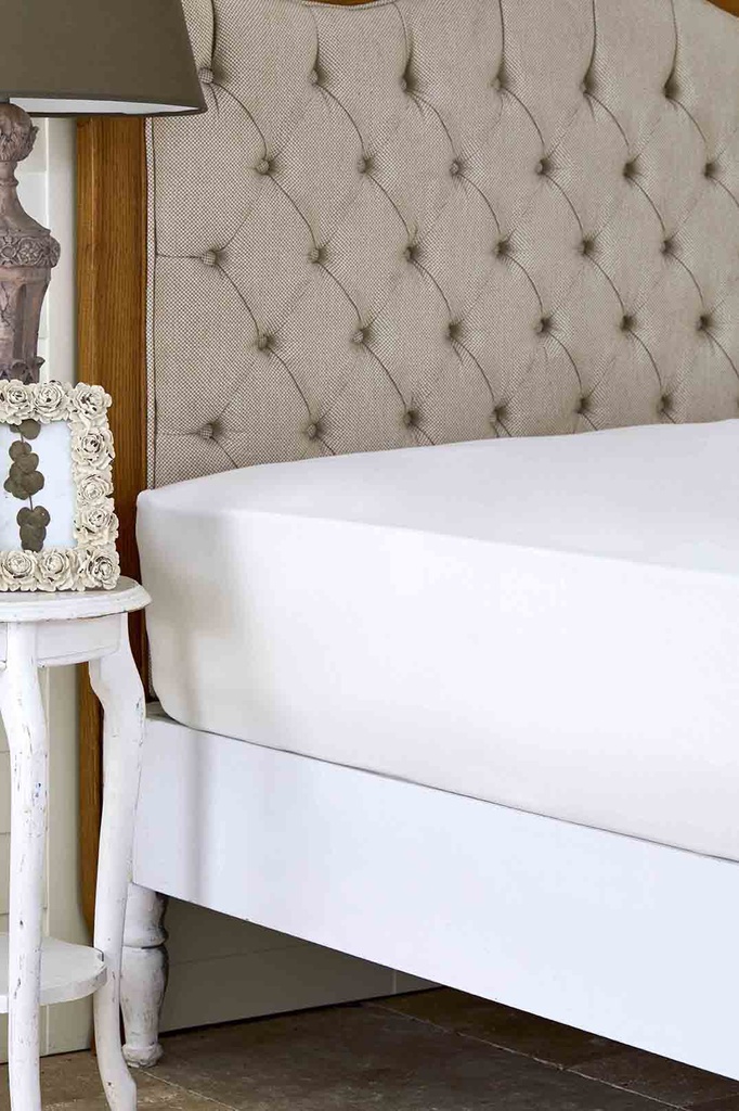 KH COMBED FITTED SHEET SHEET ONE PIECE ECRU 100X200+30