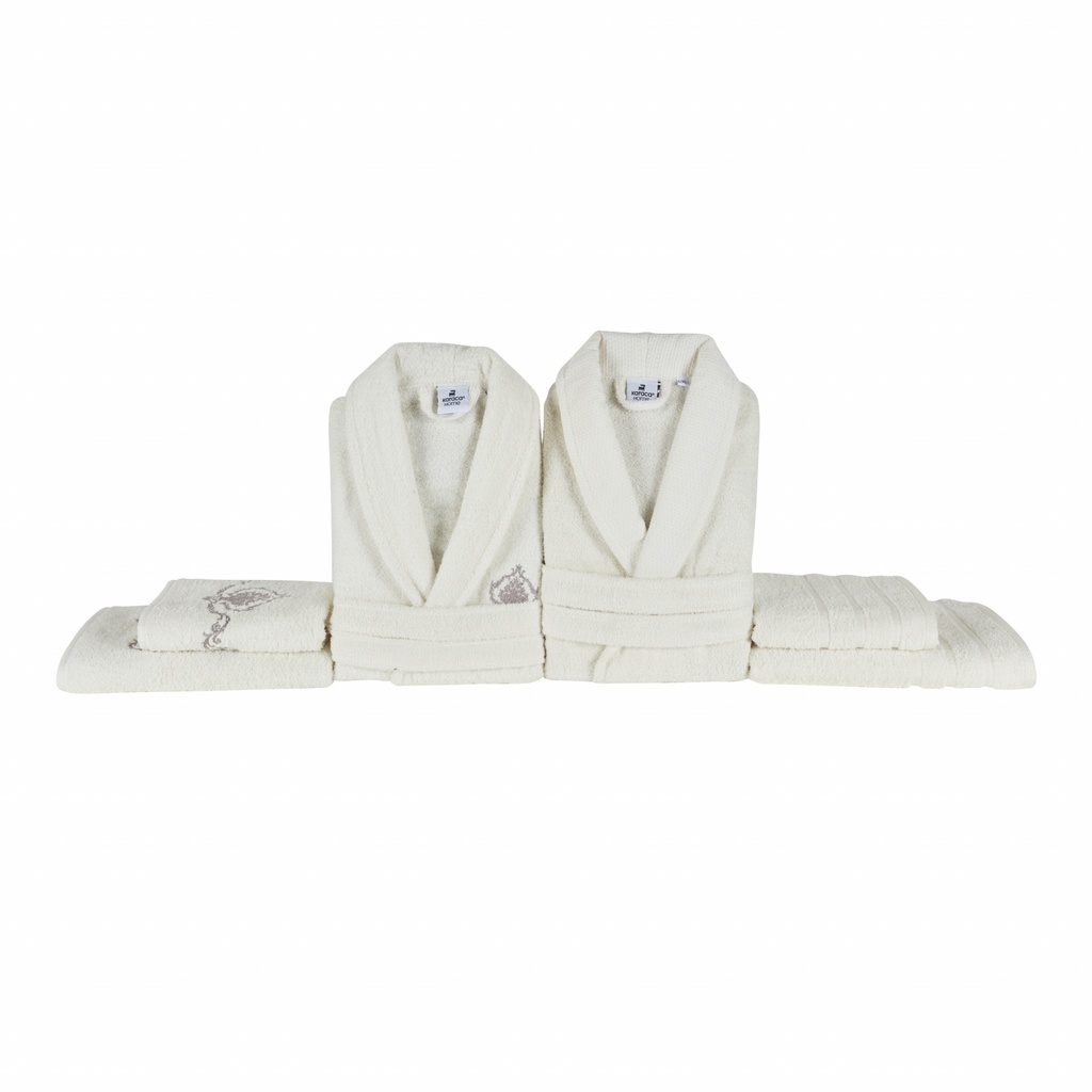 KH DESMA WHITE-WHITE FAMILY BATHROOM SET