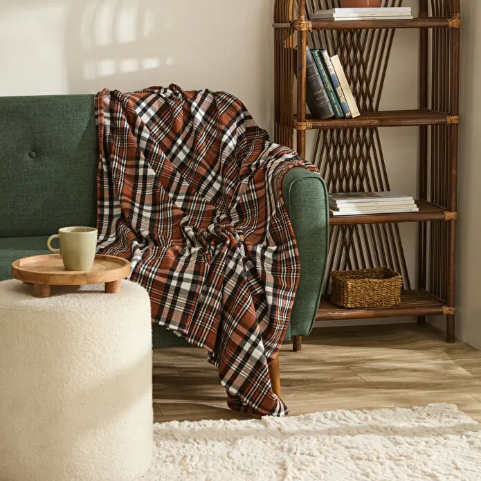 KH FLANEL T, 120X150 CM, AÇIK KAHVERENGİ