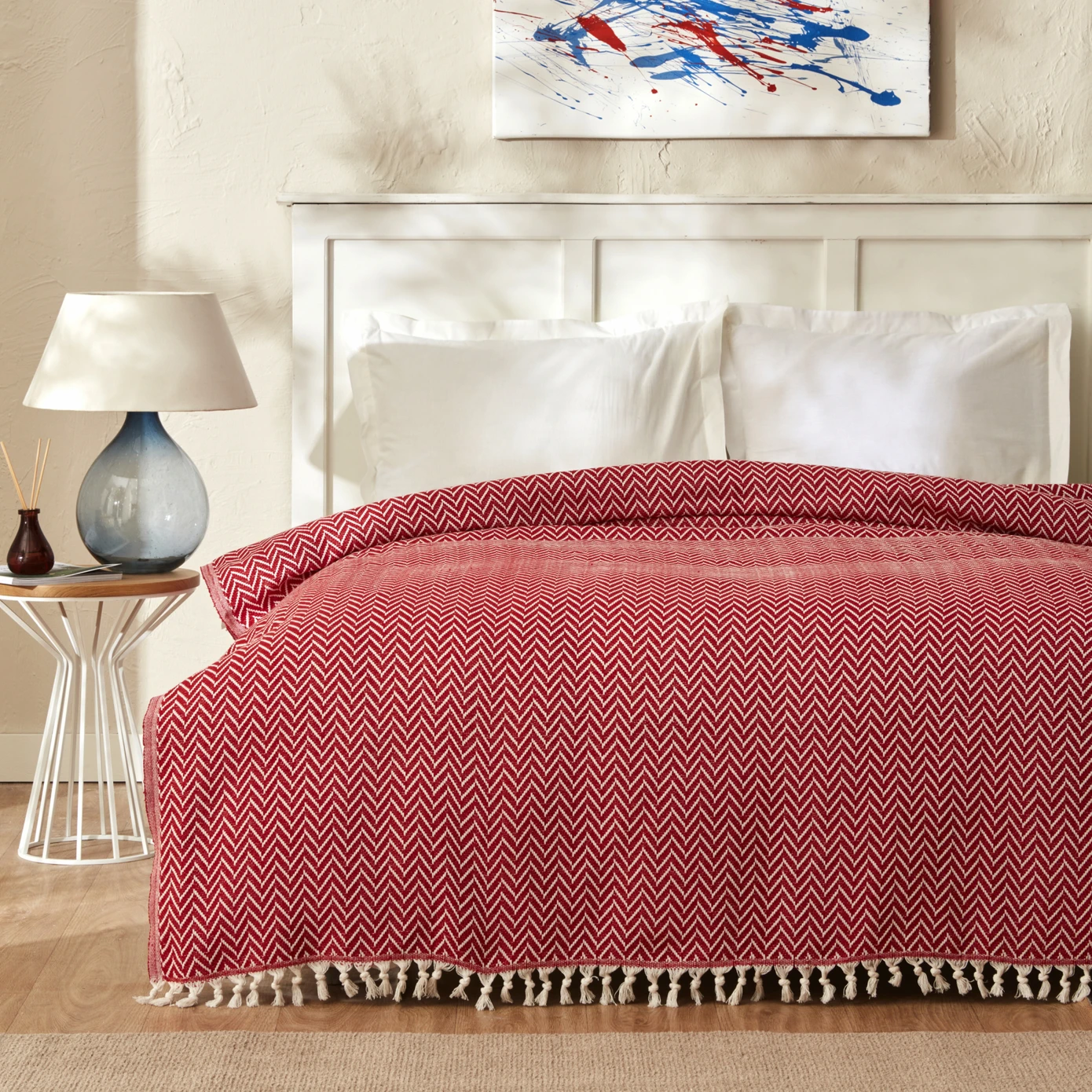 KH GLITZ RED DOUBLE KS BED MATTRESS