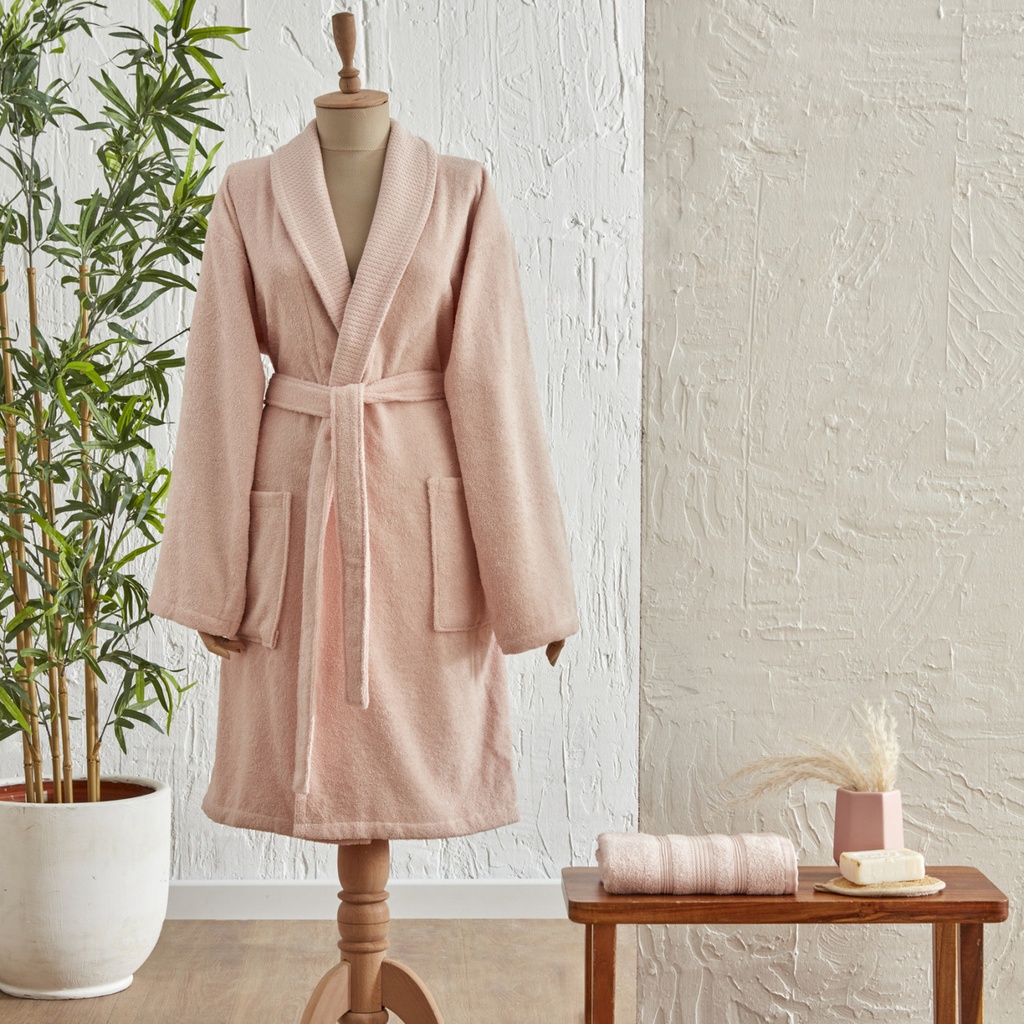 KH MARION PUDRA 100% COTTON BATHROBE SET L/XL
