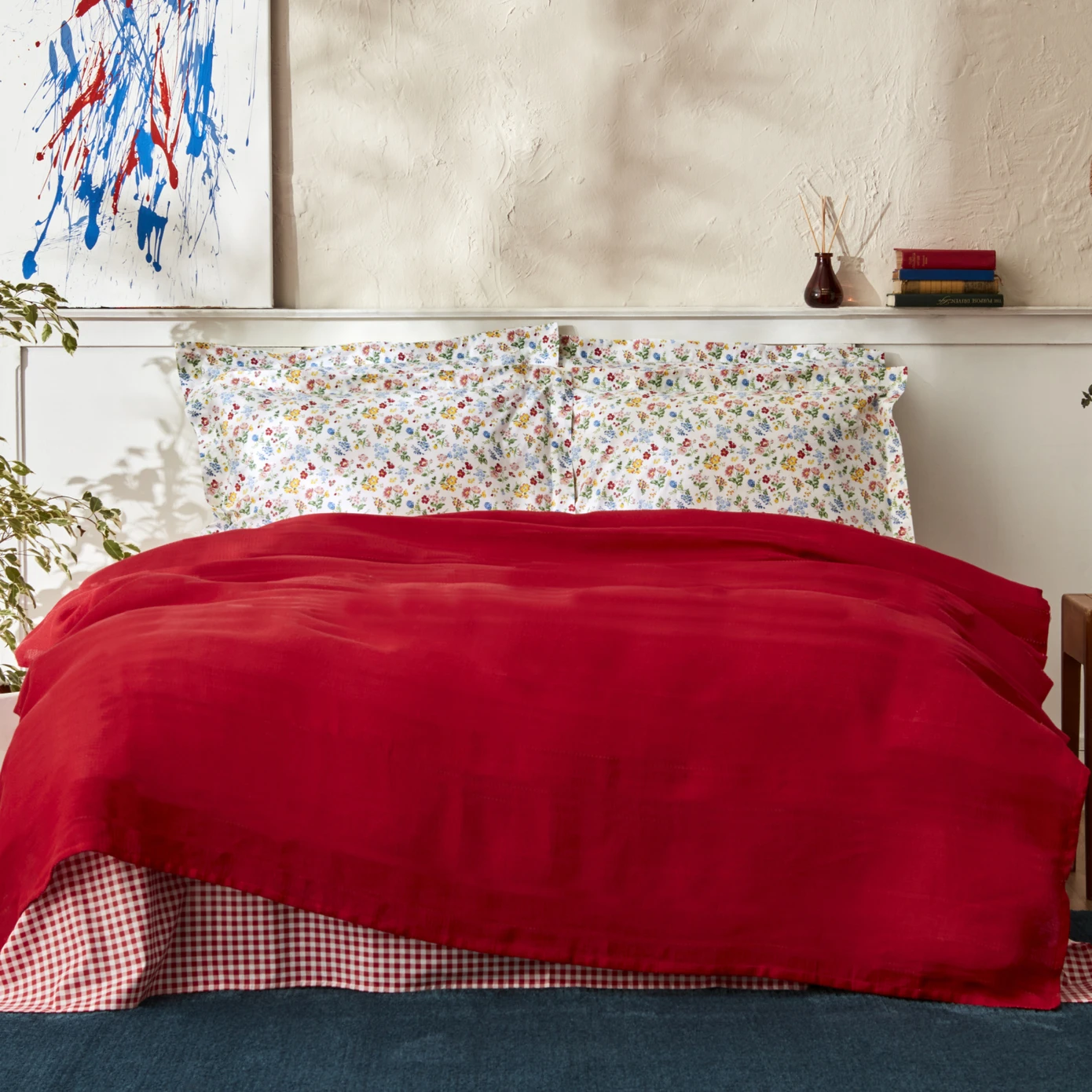 KH NOYA RED 100% COTTON TEK KS RNF PIKE TK