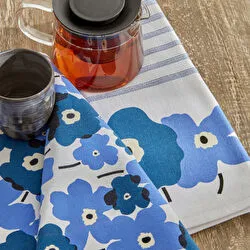 KH ROXIE 2PRC MUTFAK HAVLUSU, MAVİ BEYAZ