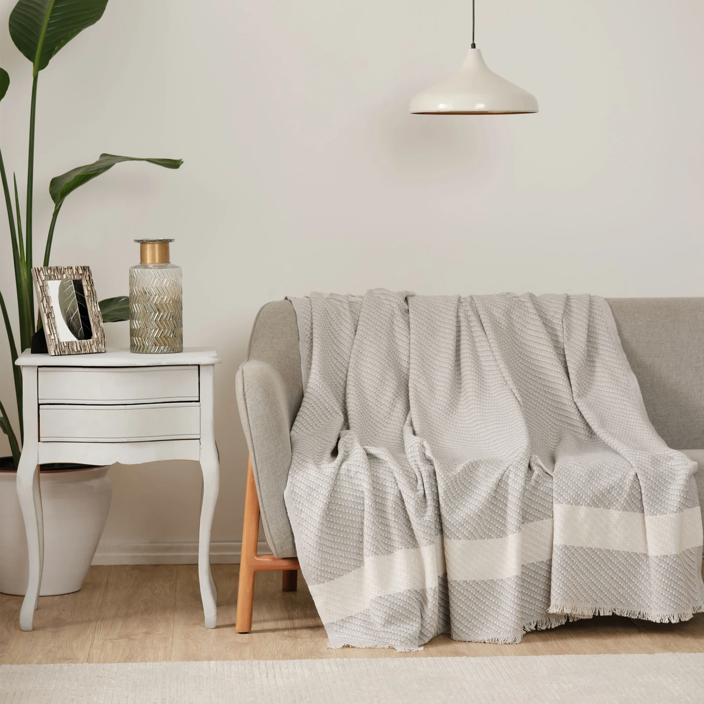 KH WILMA GRAY SOFA COVER 170X210