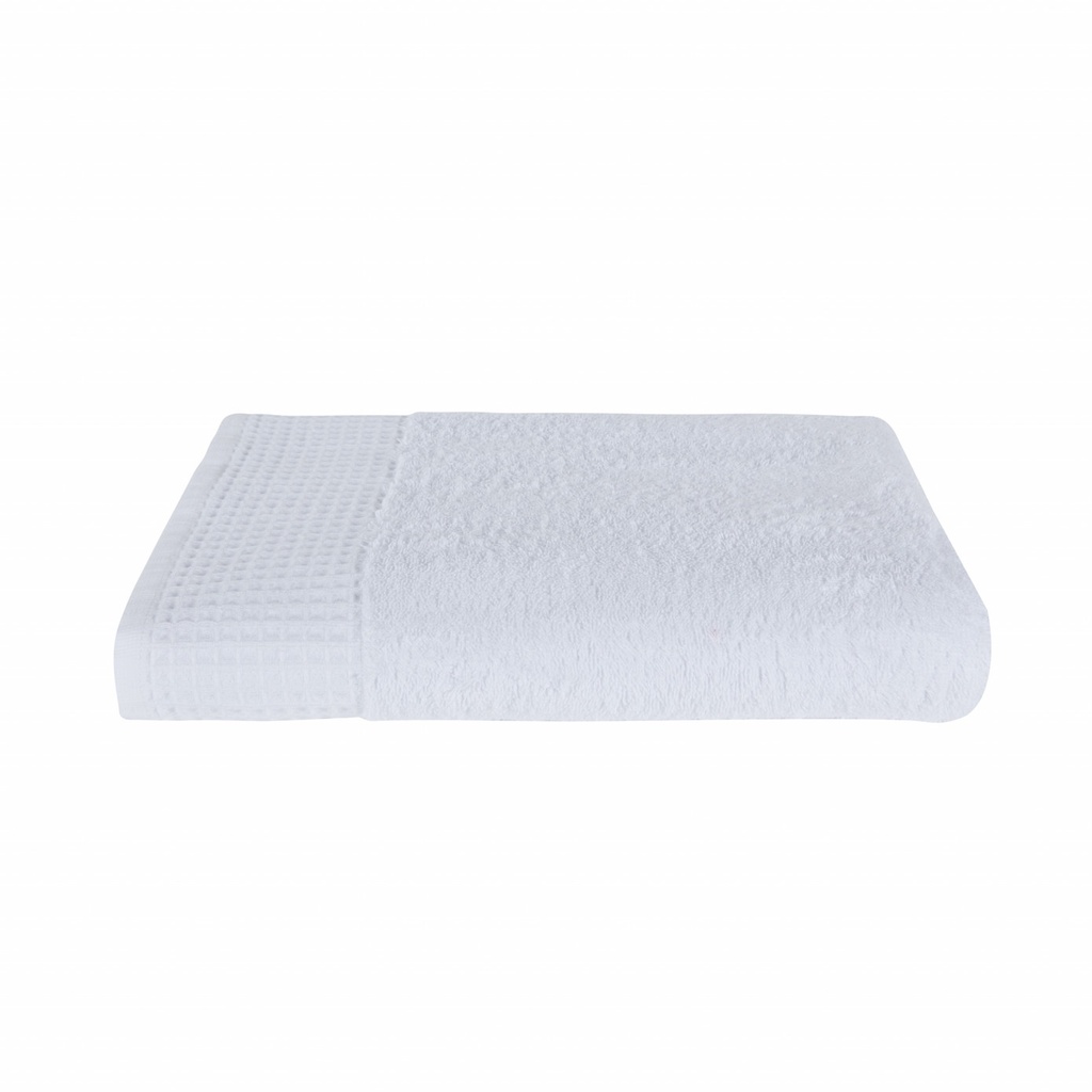 NAU MALONE WHITE BATH TOWEL 85X150