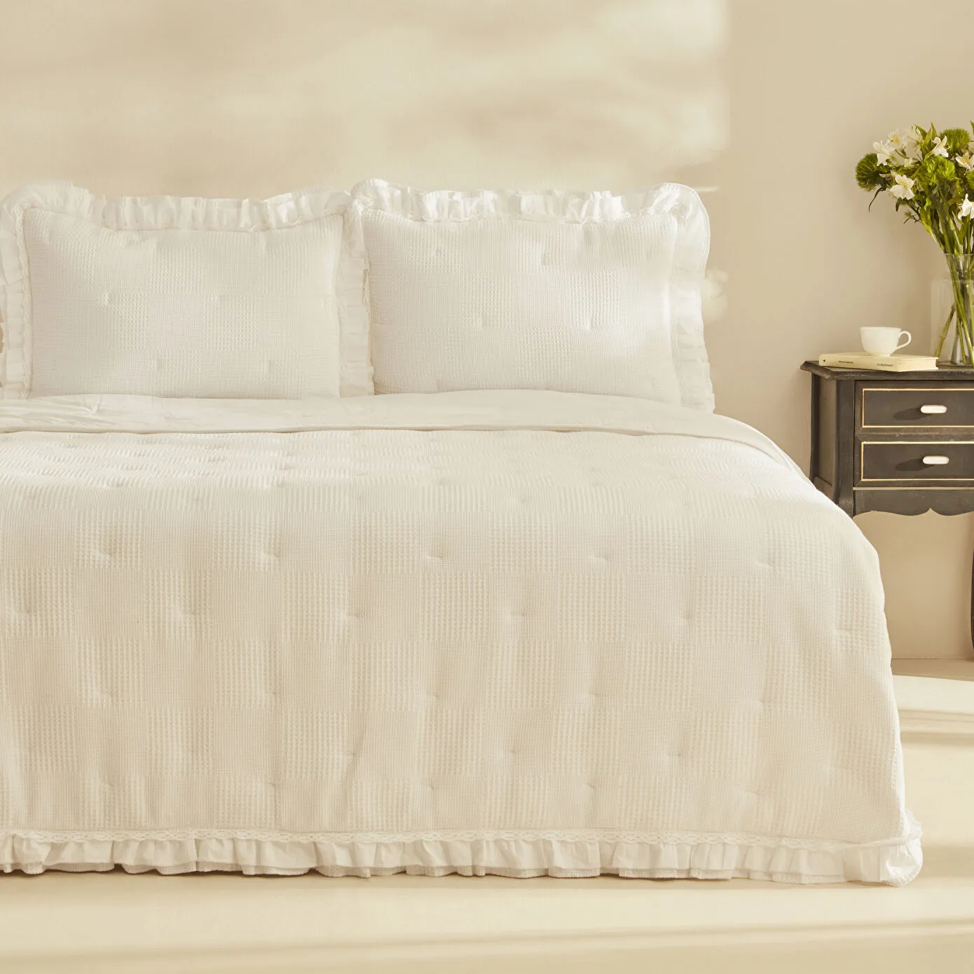 PERIOS CIFT KS SPRING COMFORT, BEYAZ