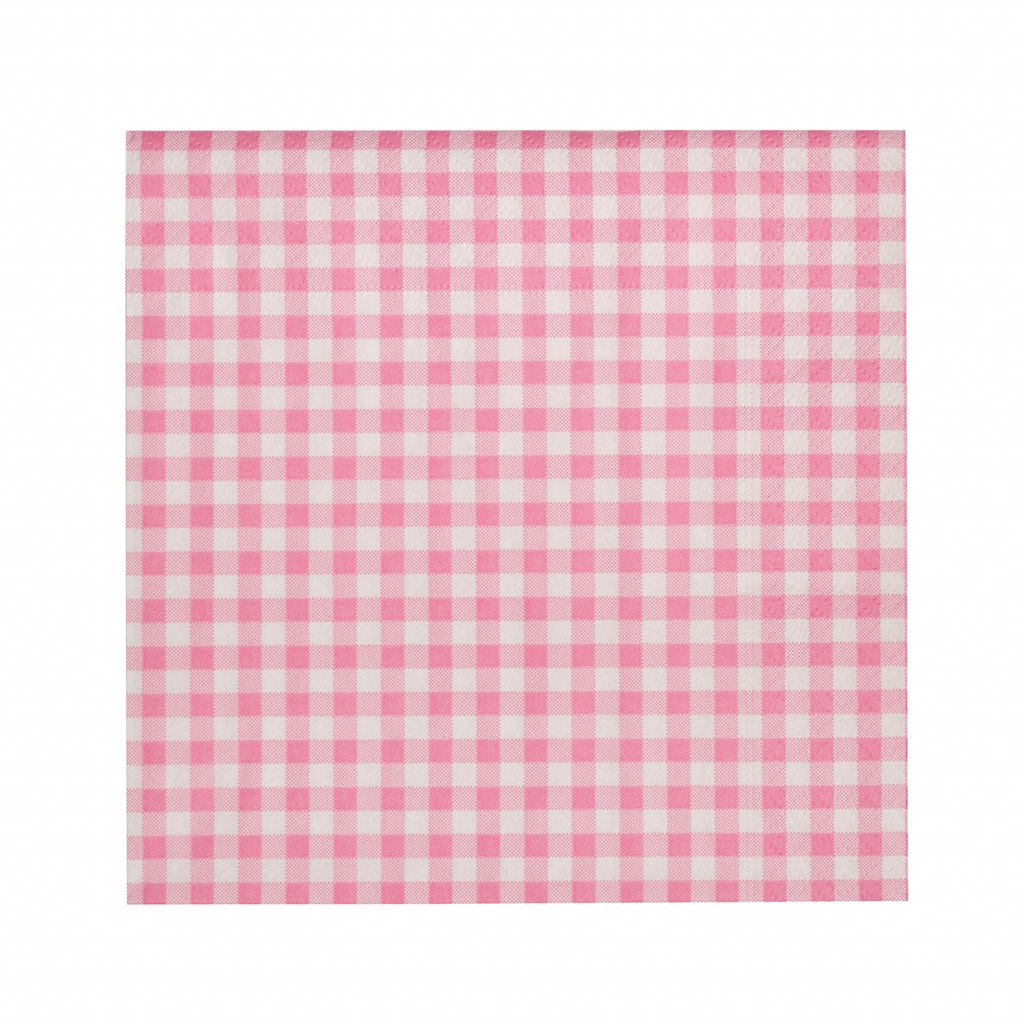 PLAID KAĞIT PEÇETE 20'Lİ 33X33CM, PEMBE