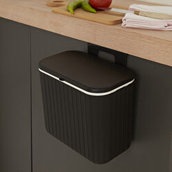 PİNO 8 LT ÇÖP KOVASI, SİYAH