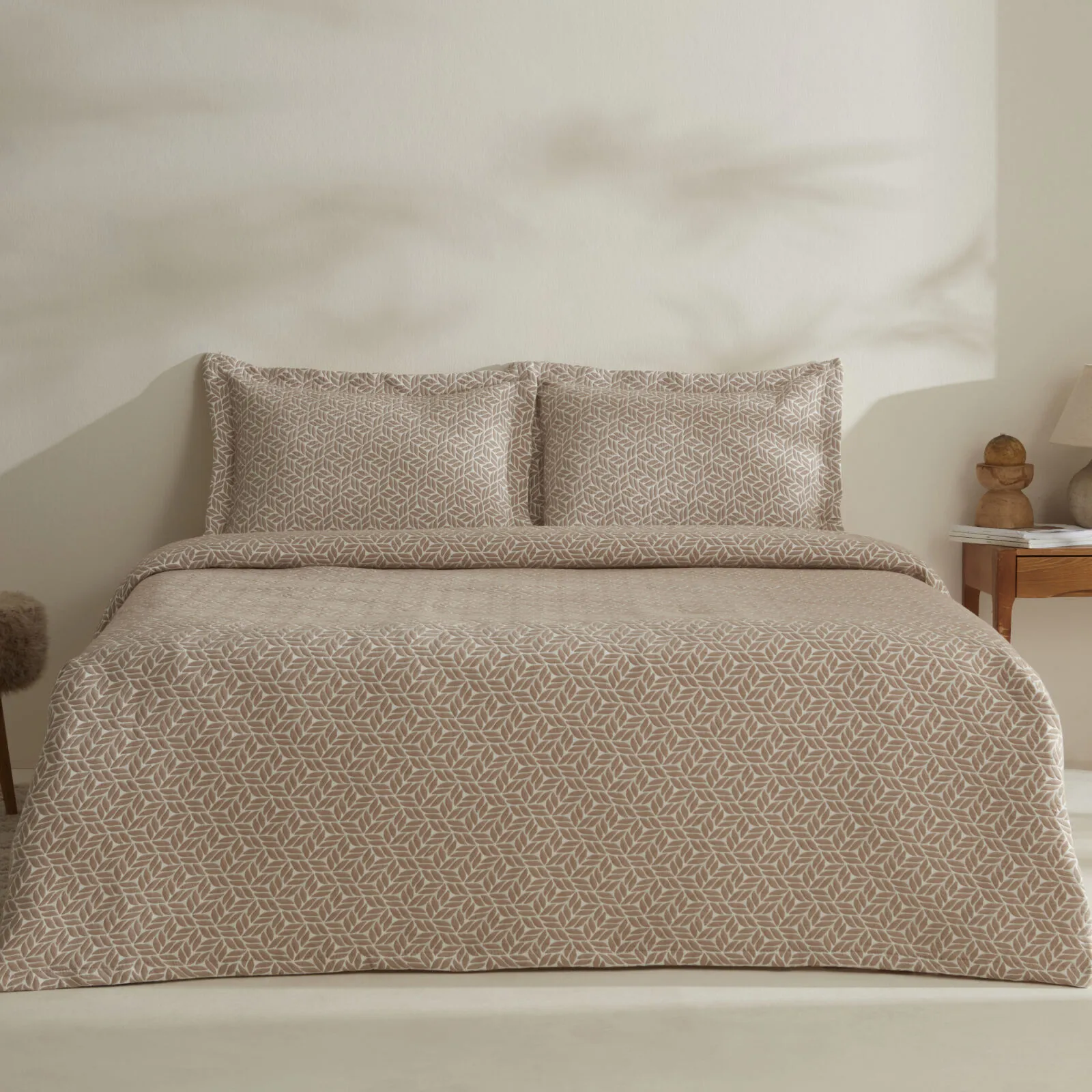 SECRET YATAK ORT SET, ÇİFT KİŞİLİK, BEJ