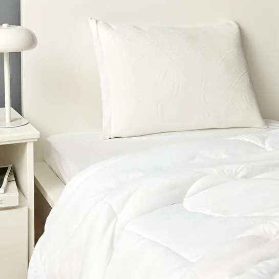 VISCO DOLGULU EKO TOMBUL YASTIK 6, BEYAZ