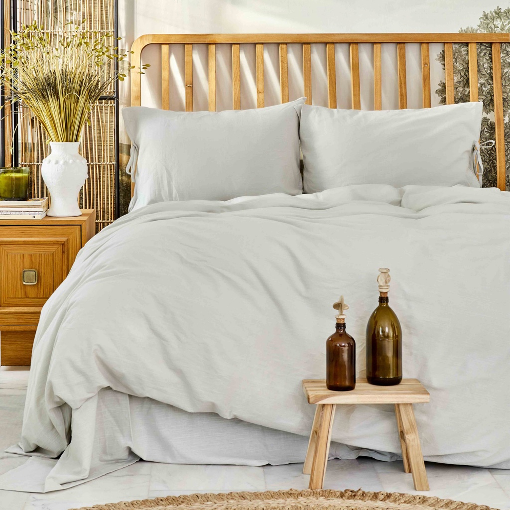 [200.18.01.0711] 4 ELEMENT GRAY DOUBLE KS DUVET COVER TK ATES