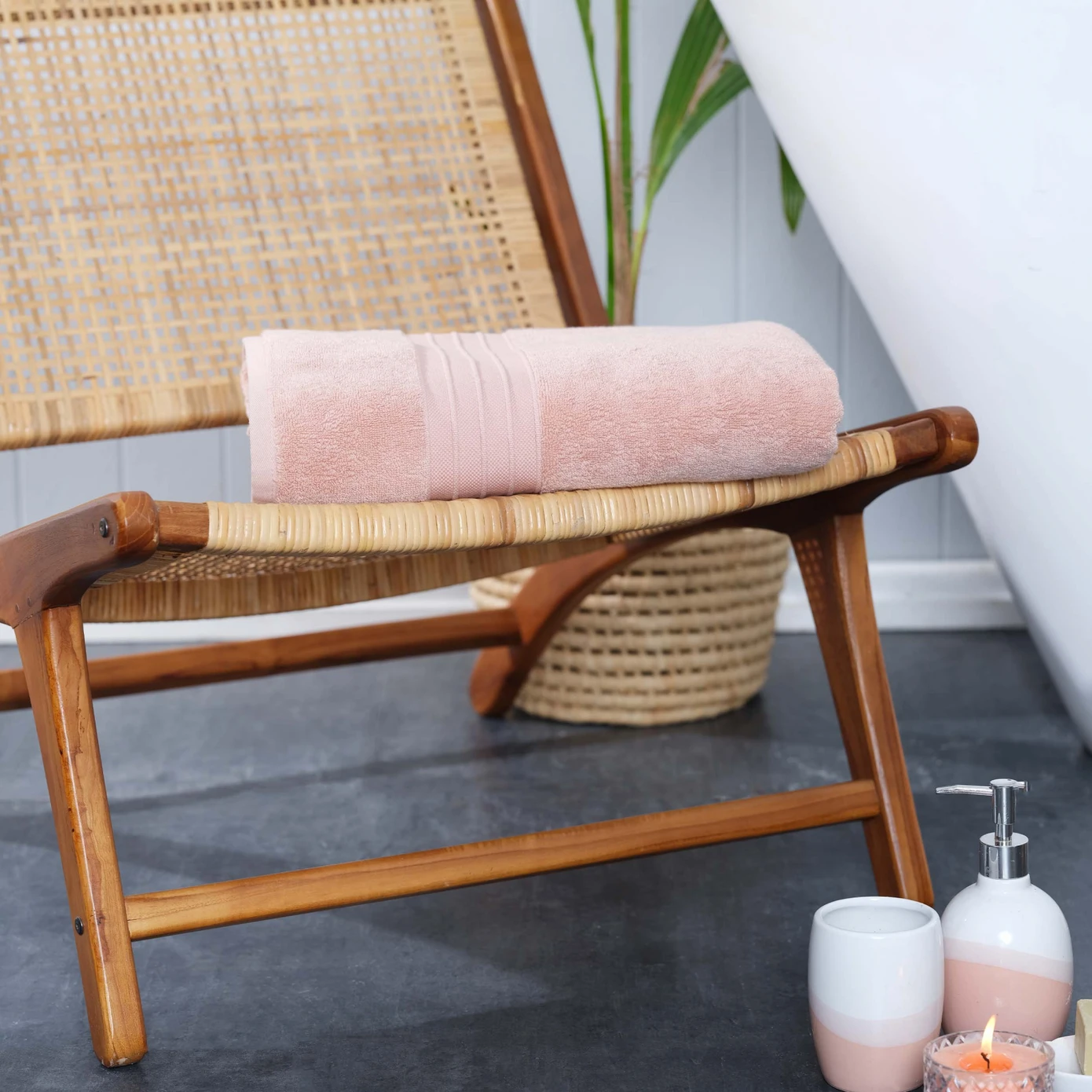 [200.20.01.0655] AQUASOFT POWDER 100% COTTON 85X150 TOWEL