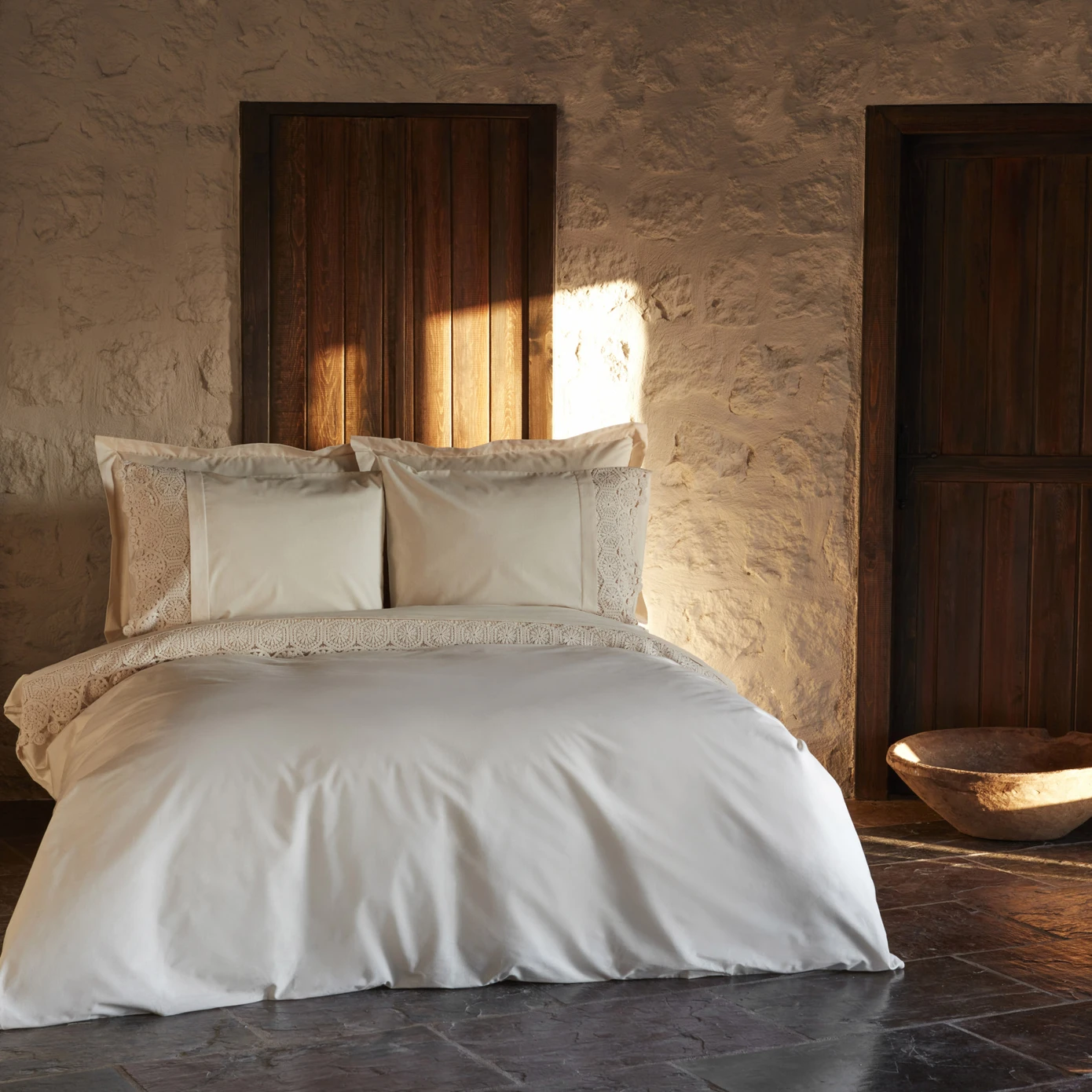 [200.22.05.0074] BELNDA ECRU 7 PRC DOUBLE SET