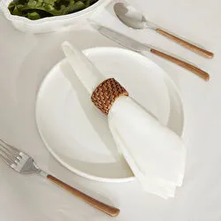 [1000188605003] CAROLINE DERTSİZ 2Lİ KUMAŞ PEÇETE, EKRU