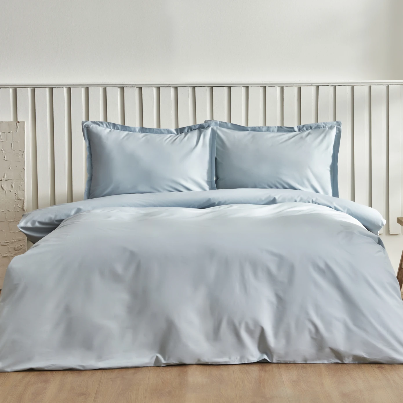 [200.22.14.0328] COOL TOUCH BASIC BLUE DOUBLE DUVET COVER SET