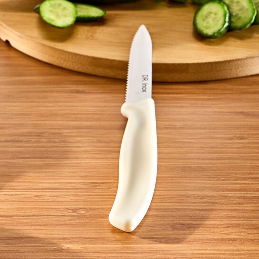 [1000234706002] DR.INOX TIRTIKLI SEBZE BIÇA, 21 CM, KREM