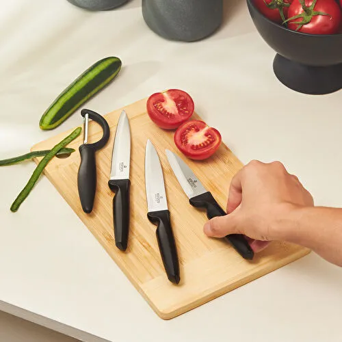 [1000234825001] DR.INOX ŞEF BIÇAĞI, 25 CM, SİYAH