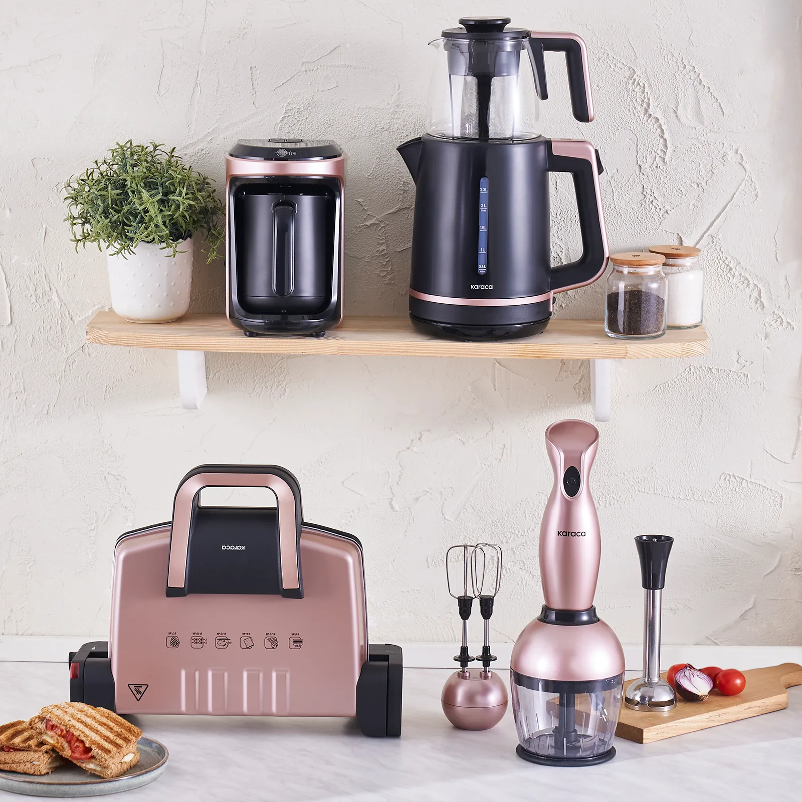 [153.09.01.4184] GOURMET SUPER PLUS 2.0 ELECTRIC MARRIAGE PACKAGE ROSEGOLD