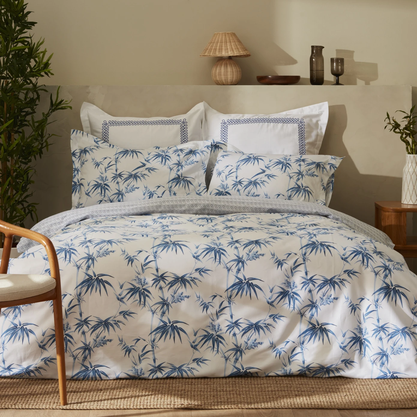 [200.22.01.0027] GROVE INDIGO BAMBOO DOUBLE KS DUVET COVER SET