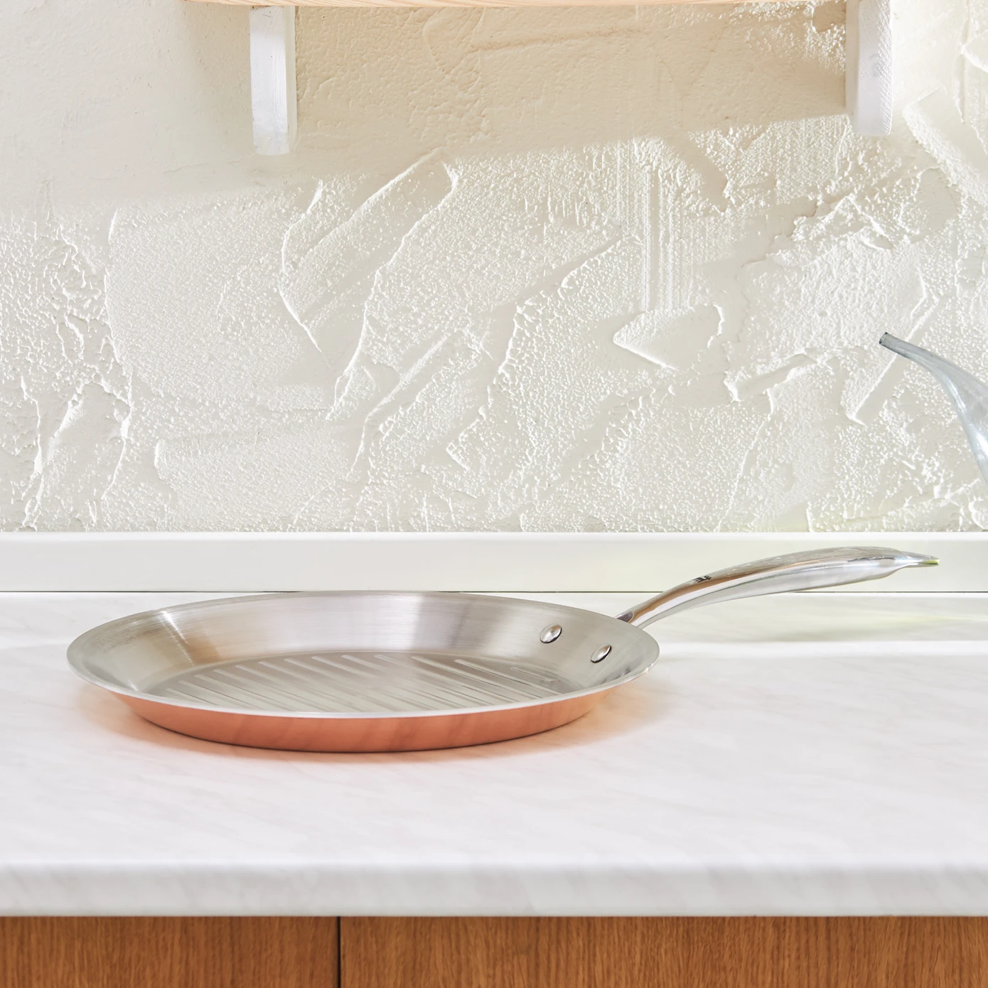 [153.03.08.0571] KARACA 3PLY POWER STEEL 316+ COPPER 28 CM GRILL 2 LT