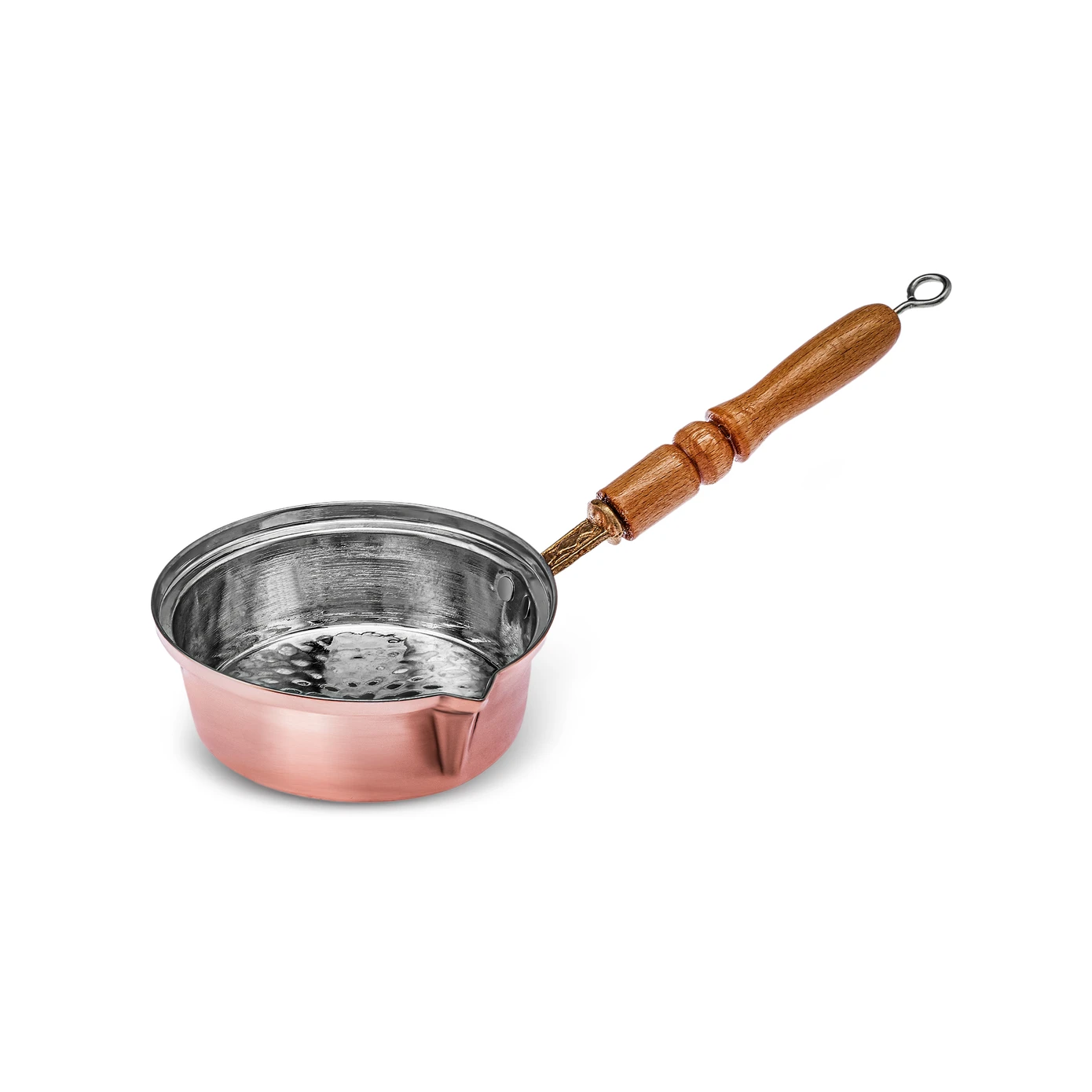 [153.09.01.3534] KARACA AHLAT COPPER SAUCE DISH 12 CM