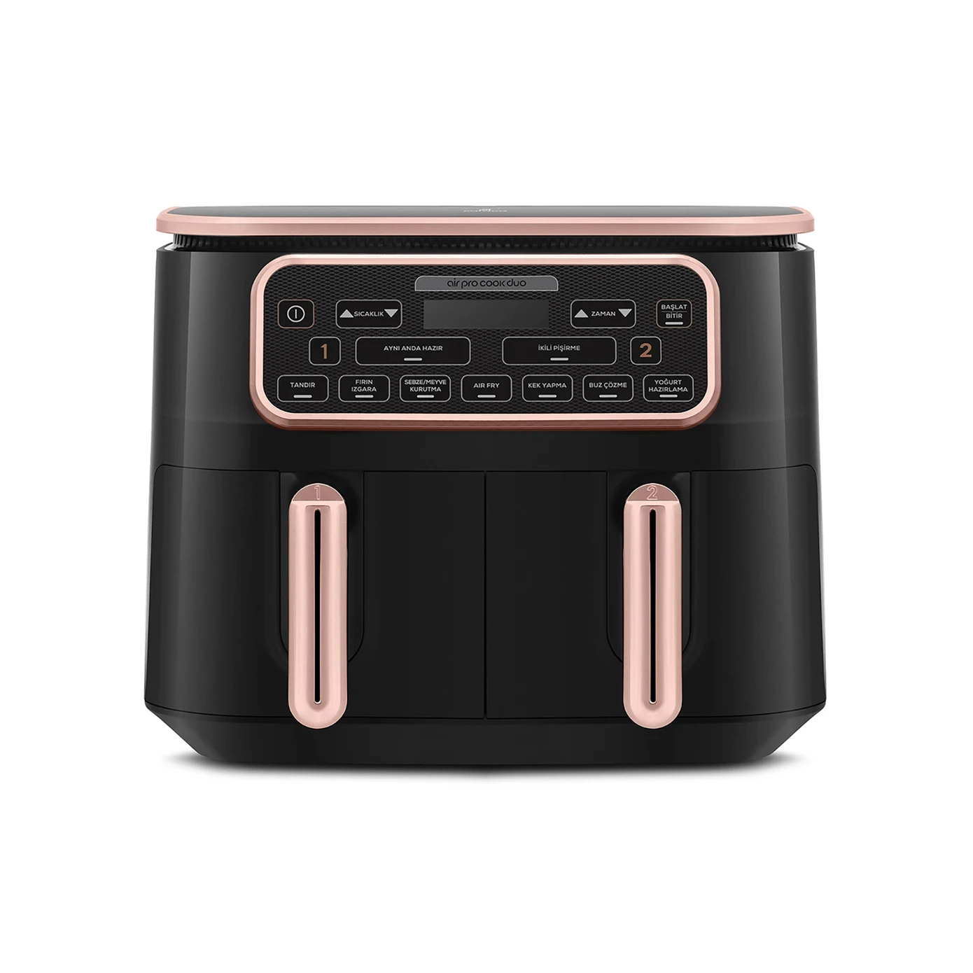 [153.09.01.3918] KARACA AIR PRO COOK DUO TANDIR XXXL 8 L AIRFRYER ROSEGOLD