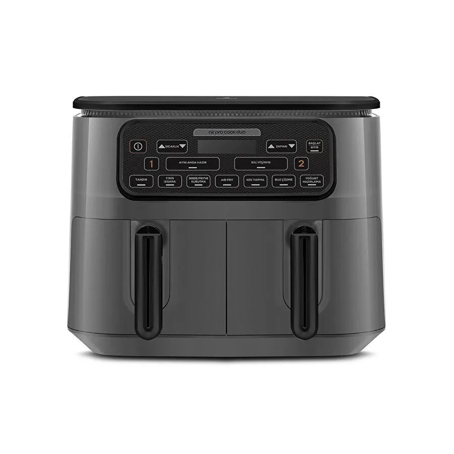 [153.09.01.3917] KARACA AIR PRO COOK DUO TANDIR XXXL 8 L AIRFRYER SPACE G.B.
