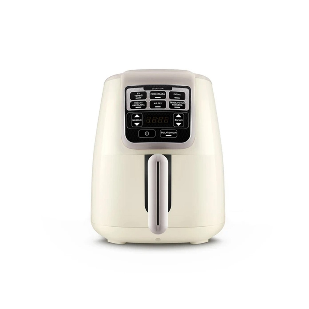 [153.03.08.3591] KARACA AIR PRO COOK XL 2IN1 TALKING AIRFRYER ICONIC BEIGE