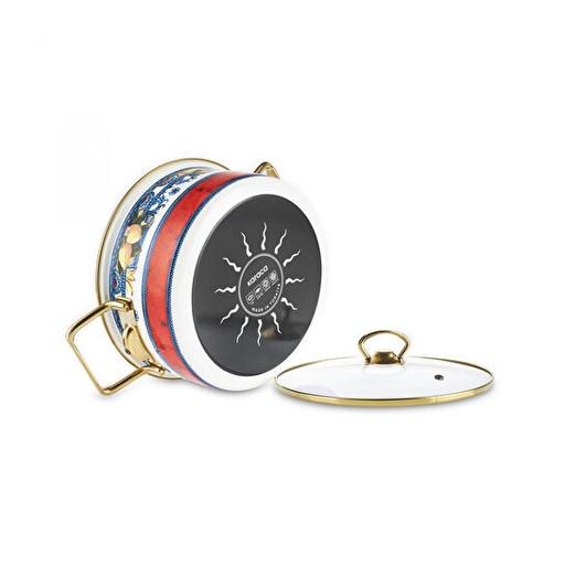 [1000244566001] KARACA AMALFİ EMAYE KIZARTMA TENCERE, 22