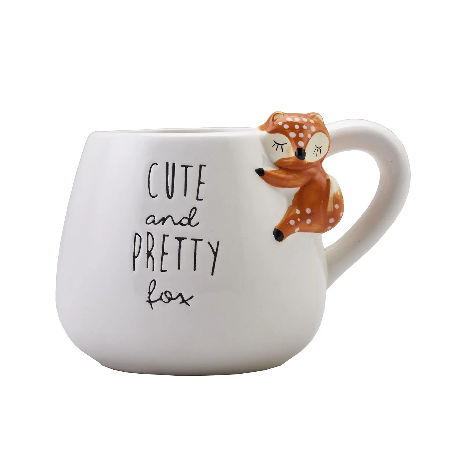 [1000014507001] KARACA ANIMAL FOX MUG, MULTICOLOR