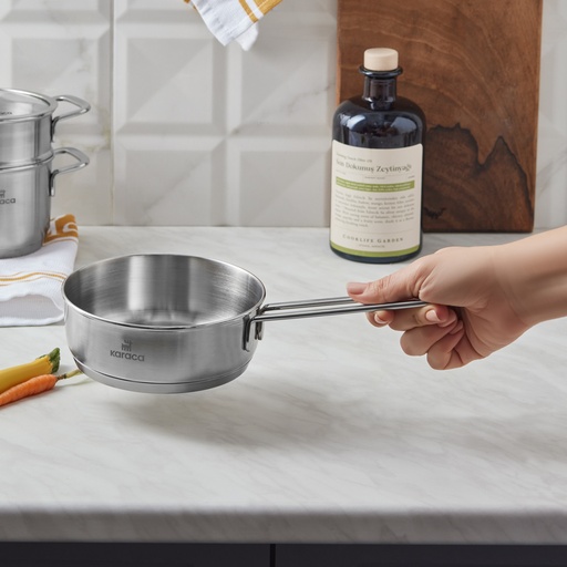 [153.03.08.3525] KARACA BABY 14 CM STEEL PAN